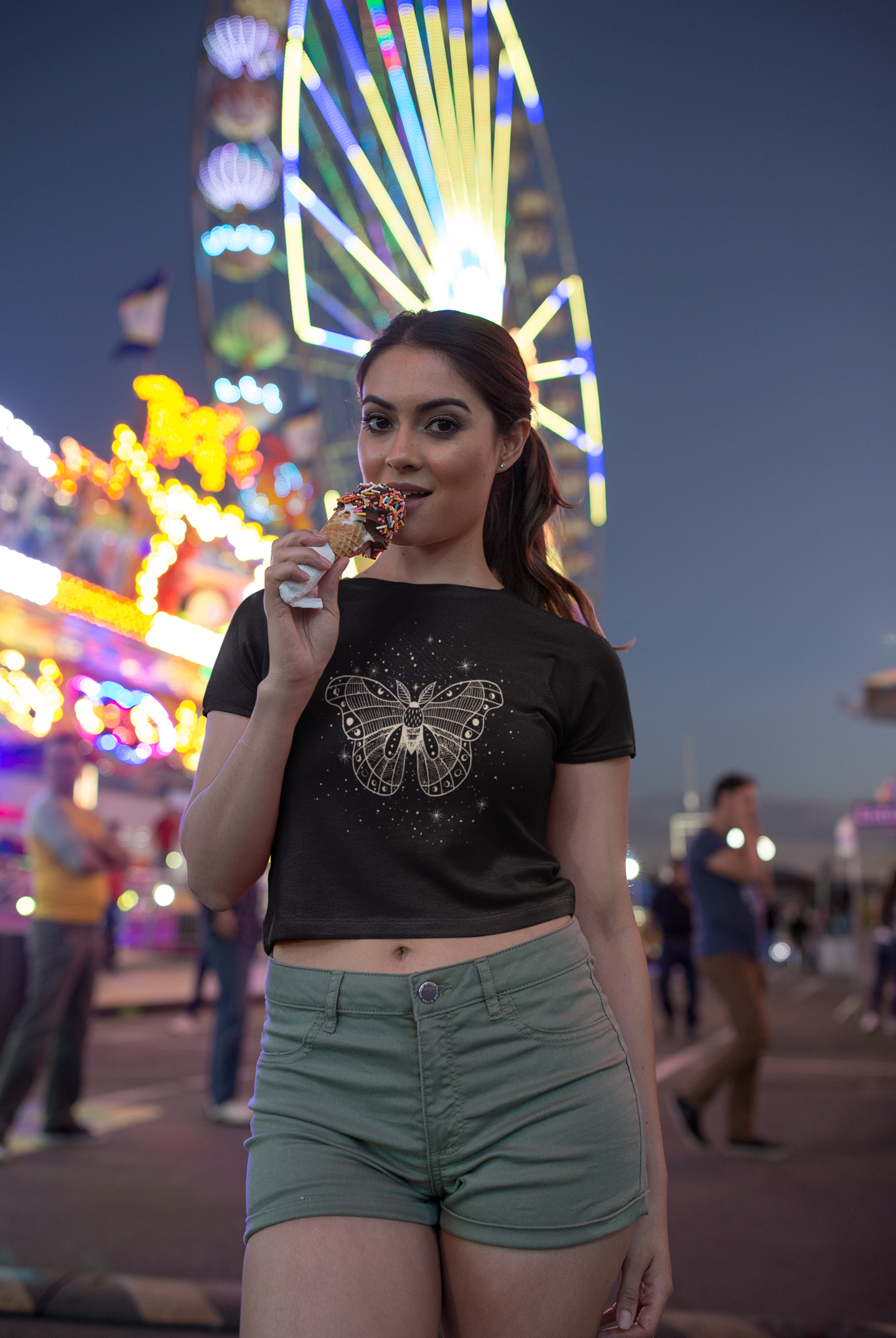 Psy - Butterfly - Women's Crop Top - Unboxed Apparel is a fresh yet edgy clothing line manufactured and designed in India. The lightweight cotton material will feel luxurious to the touch, and the sleek placement of your favourite designs on each t-shirt will be sure to make heads turn. The coolest and ever-stylish crop tops are here!