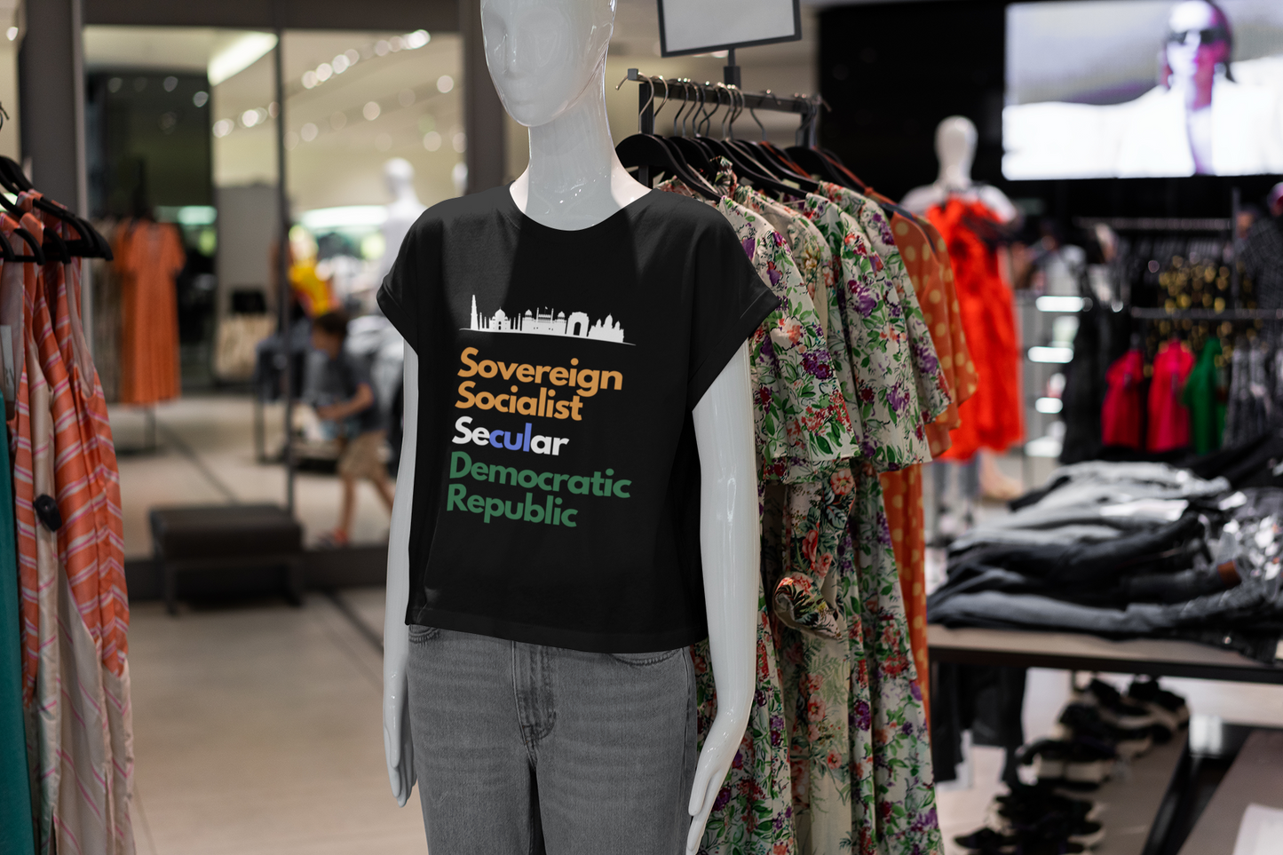 Preamble - SSSDR - Women's UPSC Aspirant Round Neck T-shirt - If you are a UPSC aspirant then this T-shirt is just for you! Aspirants are going nuts over this trendy T-shirt and the round neck ones top their list. We have t-shirts made for the sassiest of you, and the boldest of you. Be it urban wear or casual wear, you can get them all at Unboxed Apparel. What’s more? We offer free shipping and easy returns, too.