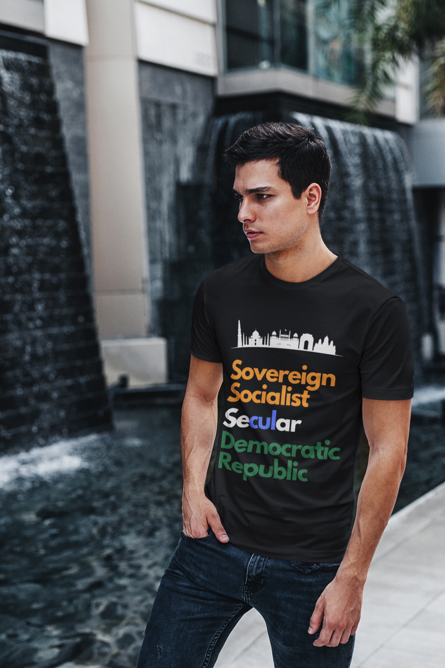 Preamble - SSSDR - Men's UPSC Aspirant Round Neck T-shirt - If you are a UPSC aspirant then this T-shirt is just for you! Aspirants are going nuts over this trendy T-shirt and the round neck ones top their list. We have t-shirts made for the sassiest of you, and the boldest of you. Be it urban wear or casual wear, you can get them all at Unboxed Apparel. What’s more? We offer free shipping and easy returns, too.