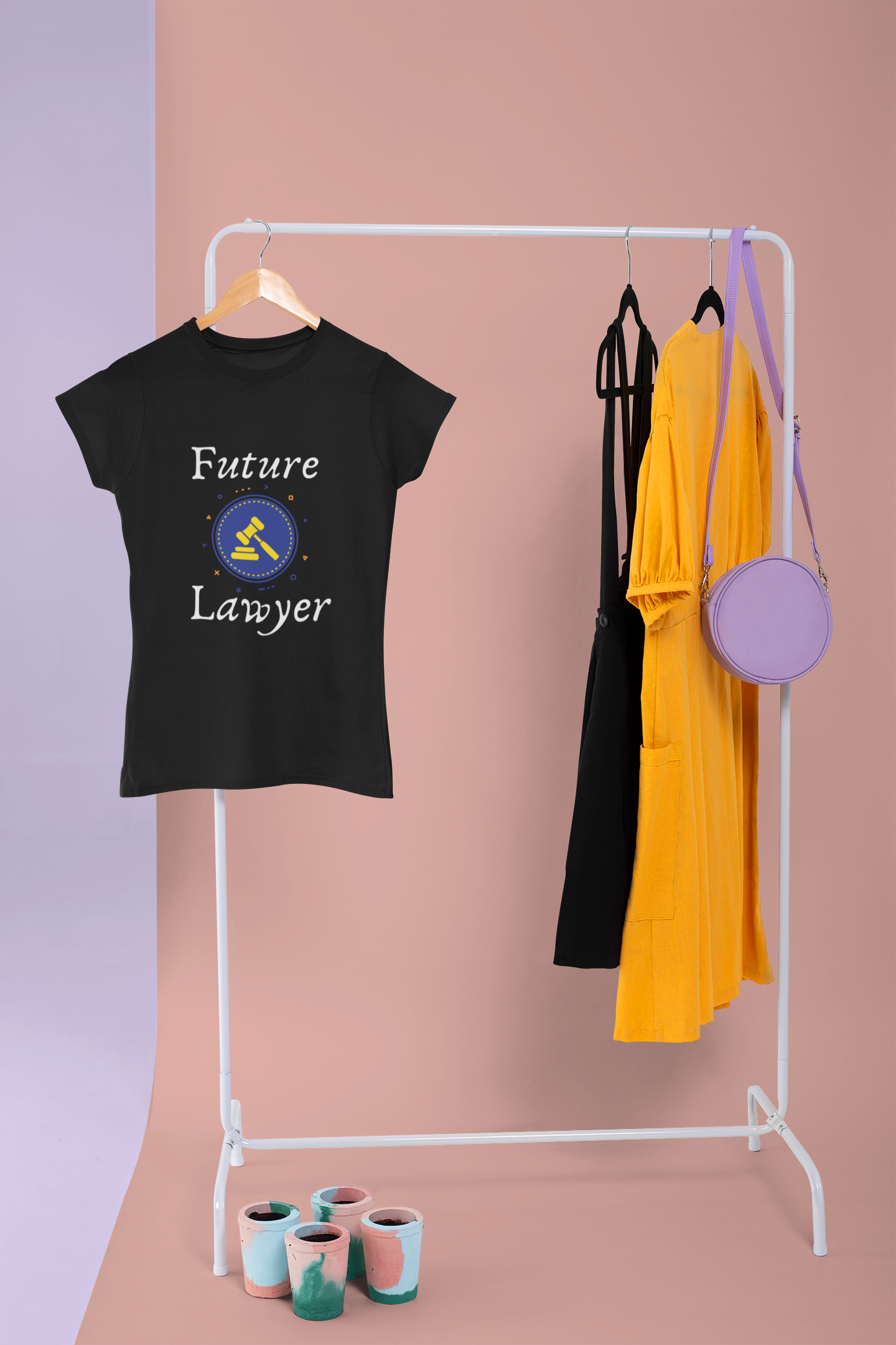 Future Lawyer - Women's Round Neck T-Shirt - If you are studying Law then this Future Lawyer T-shirt is just curated for you. Women Lawyers love t-shirts like these. With a soft fabric and trustworthy stitching, let these women’s t-shirt breathe in the freshness and freedom with our unique designs.