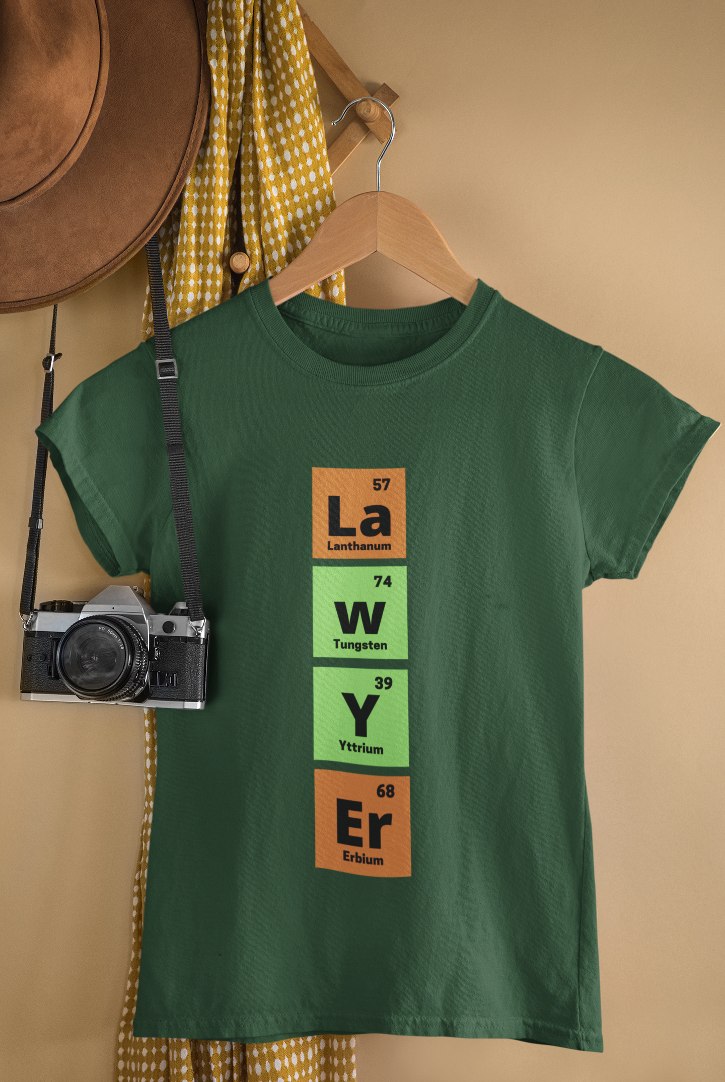 Periodic Table - Women's Round Neck Lawyer T-Shirt - Women Lawyers are going crazy over this trendy T-shirt. With a soft fabric and trustworthy stitching, let these women’s t-shirt breathe in the freshness and freedom with our unique designs.