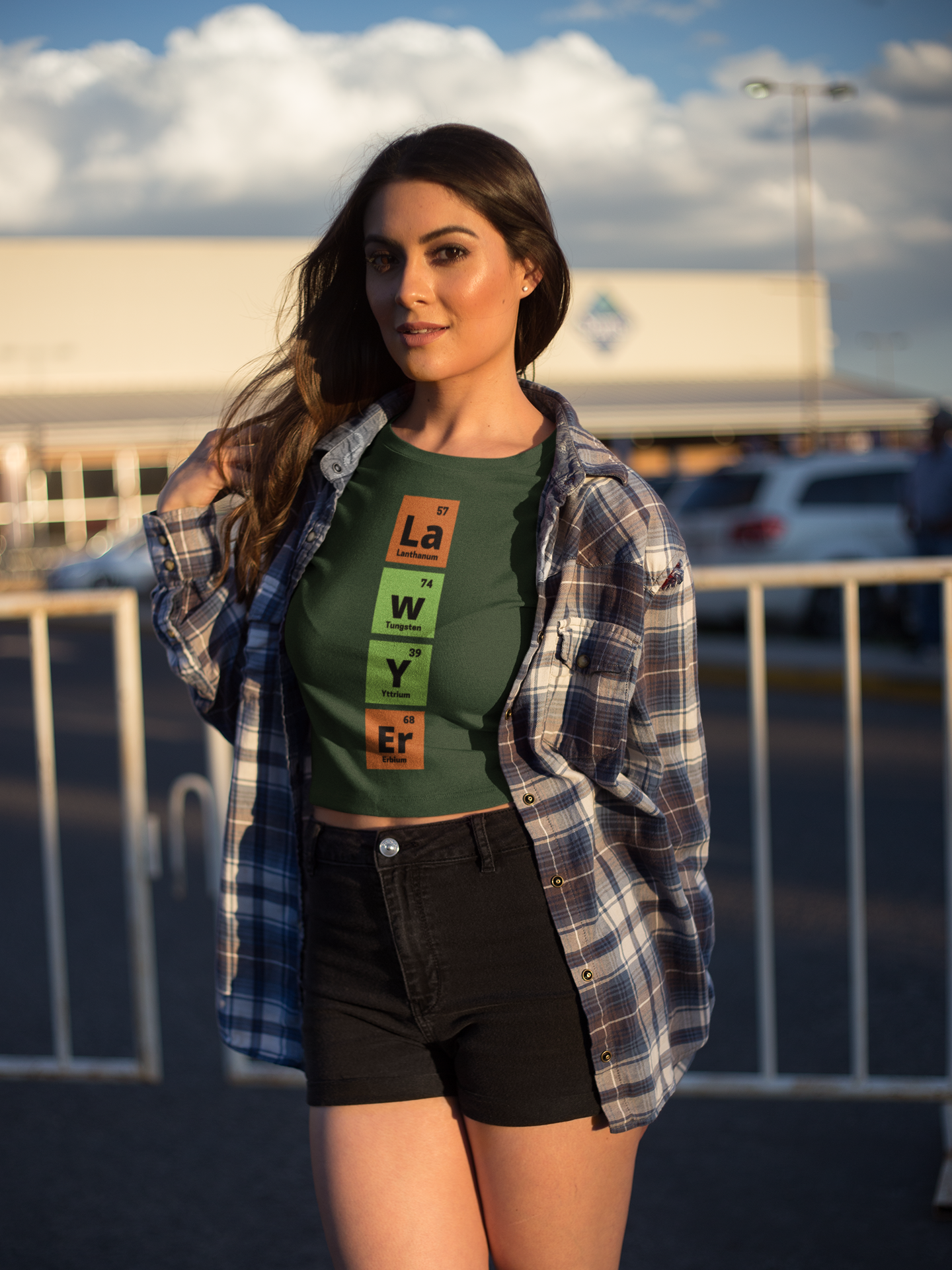 Periodic Table - Women's Round Neck Lawyer T-Shirt - Women Lawyers are going crazy over this trendy T-shirt. With a soft fabric and trustworthy stitching, let these women’s t-shirt breathe in the freshness and freedom with our unique designs.