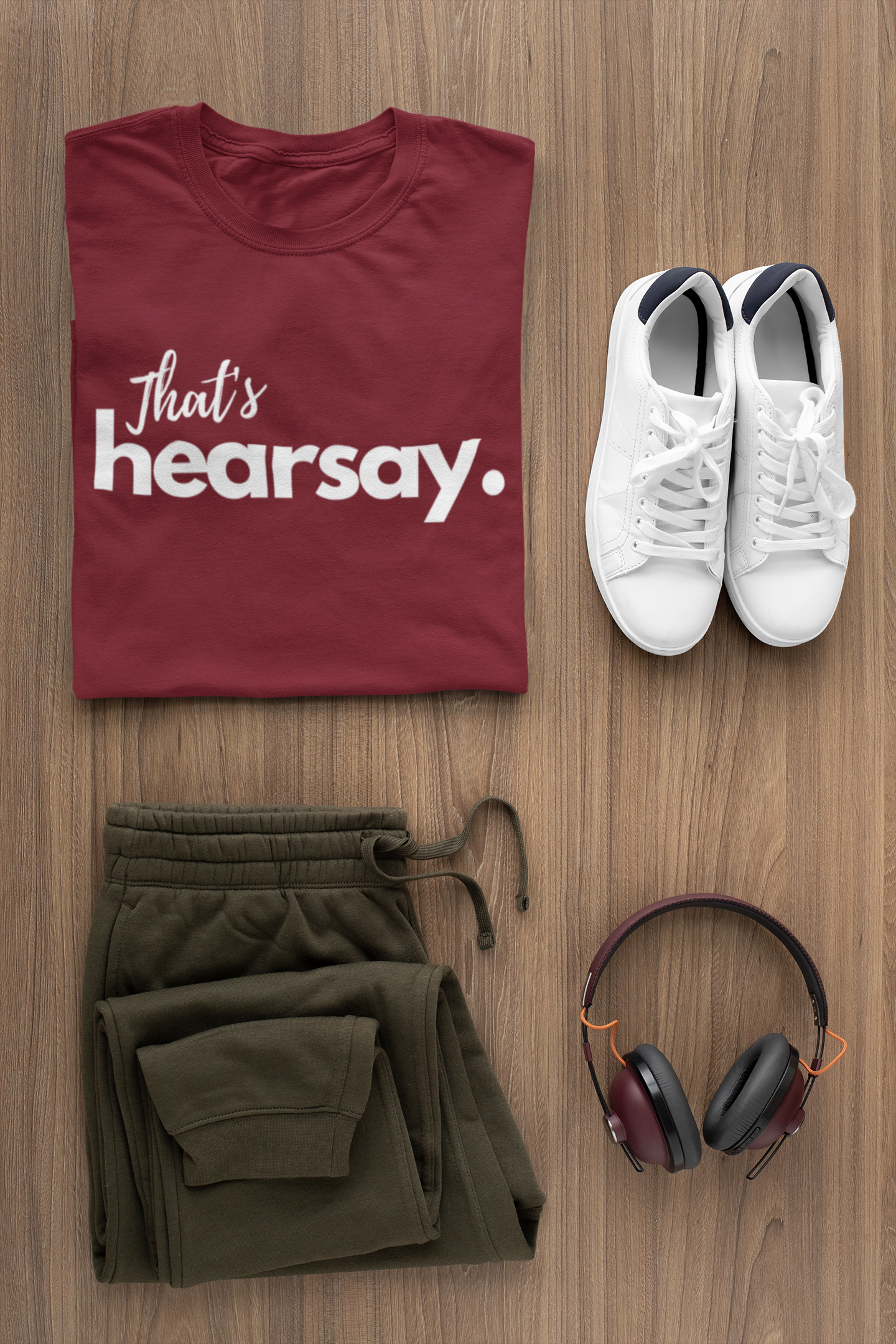 That's Hearsay - Men's Round Neck Lawyer T-shirt - We’ve seen Lawyers going crazy over this trendy t-shirt. And, the round neck ones top their list. The mod designs, comfy fabric, and unmatchable love for urbane clothing are just some reasons you must check them out.