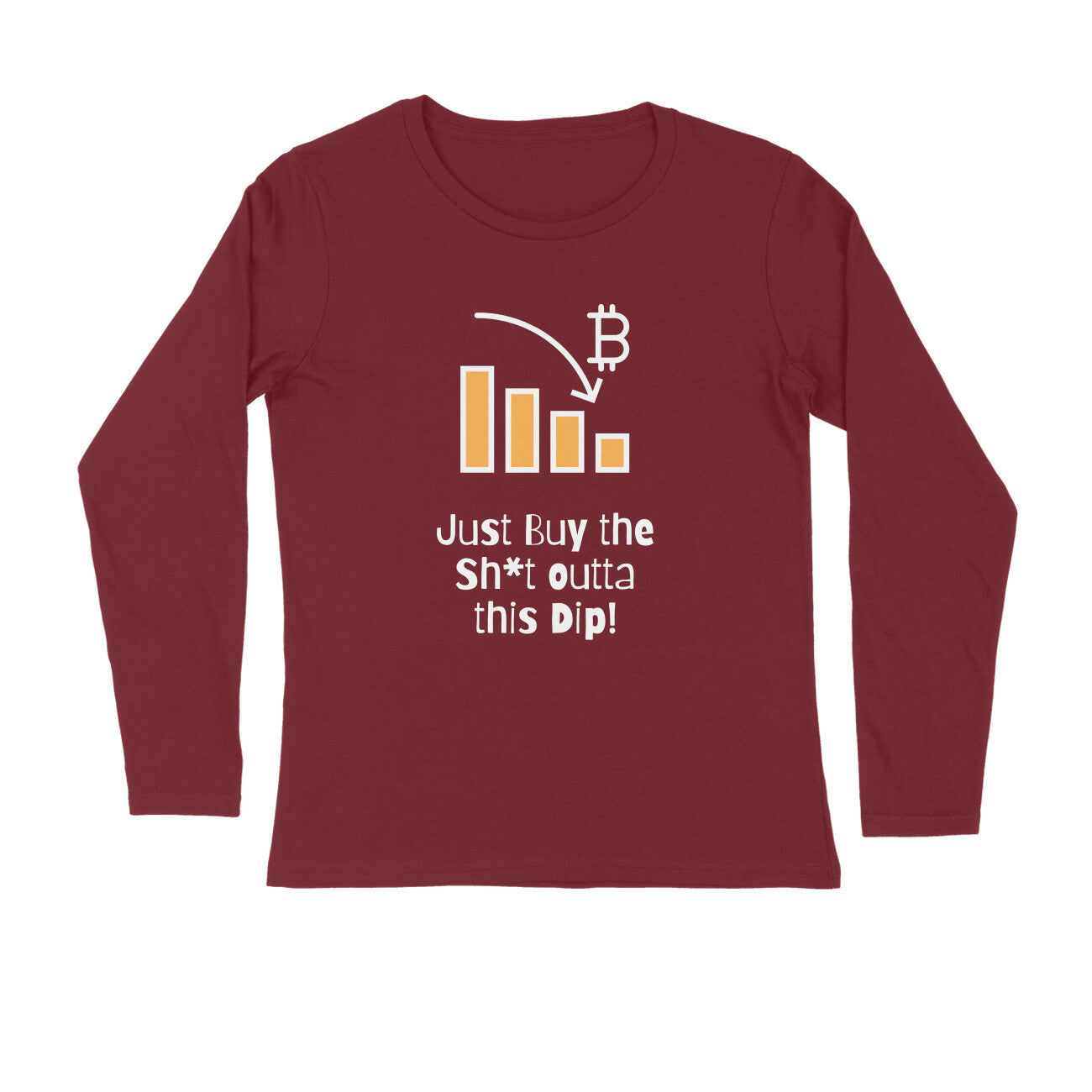 Unboxed Apparel’s stylish t-shirts are full of pizzaz. They are made from 100% cotton that is sure to make you feel comfy and cosy. The sleek placement of trending crypto will make heads turn wherever you go  Swanky full sleeves t-shirts are a constant in everyone’s wish list. Whether it’s a cold wind or a scorching sun, it’ll keep you protected in style.